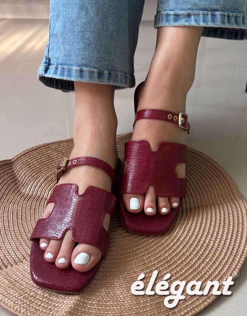 HARMONIE SLIDES - MAROON